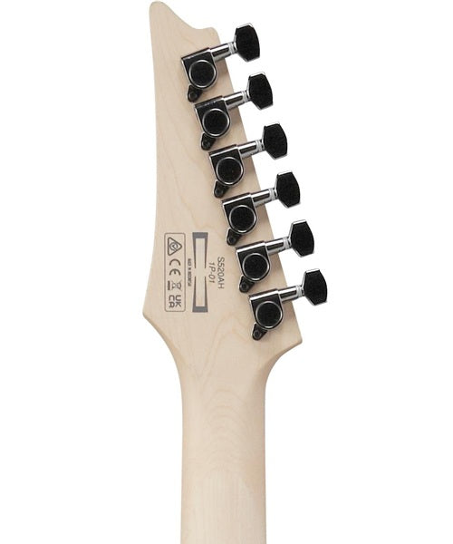 Ibanez Guitarra Eléctrica Entintado Café S520AH-ABS, Serie S
