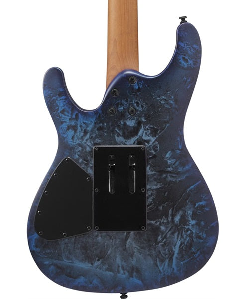 Guitarra Eléctrica Ibanez S770-CZM Gris Texturizado Sombreado Azul