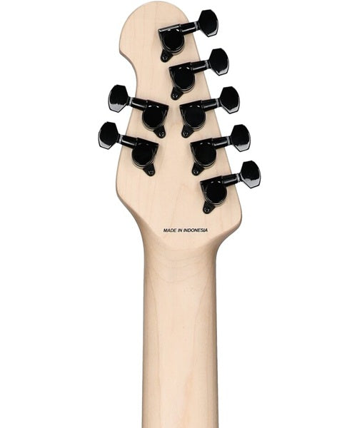 “Exclusiva en Veerkamp Online” Sterling by Music Man Guitarra Eléctrica 7 Cuerdas Tornasol ST-JP70-MDR-R1, Serie John Petrucci JP70