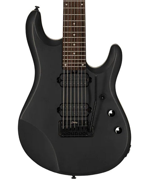 Exclusiva en Veerkamp Online Sterling by Music Man Guitarra Eléctrica 7 Cuerdas Negro Mate ST-JP70-SBK-R1, Serie John Petrucci JP70
