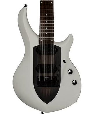 “Exclusiva en Veerkamp Online” Sterling by Music Man Guitarra Eléctrica 7 Cuerdas Gris Claro Mate ST-MAJ170-CGR-R1, Serie Majesty 7 MAJ170