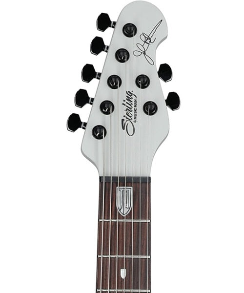 Guitarra Eléctrica Sterling by Music Man Majesty 7 MAJ170 de 7 Cuerdas Gris Claro Mate