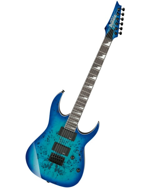 Guitarra Eléctrica Ibanez Gio GRGR221PA-AQB Azul Transparente Sombreado