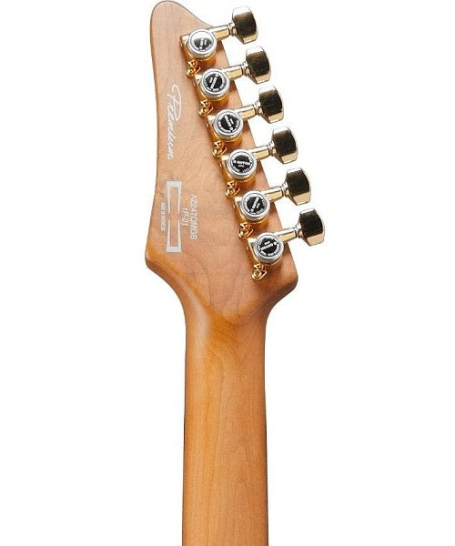 Guitarra Eléctrica Ibanez AZ Premium AZ47P1QM-BIB Negro Sombreado con Funda