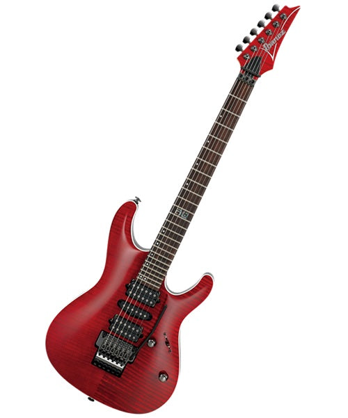 “Exclusiva en Veerkamp Online” Ibanez Guitarra Eléctrica Roja KIKO100-TRR con Estuche, Kiko Loureiro