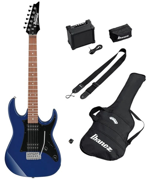 Guitarra Eléctrica Ibanez Jumpstart IJRX20N-BL Azul con Combo y Accesorios