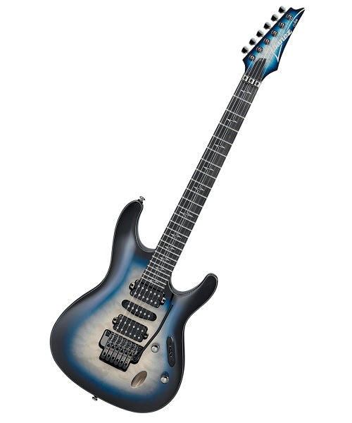 Guitarra Eléctrica Ibanez JIVAJR-DSE Gris Sombreado Azul Negro Signature Nita Strauss