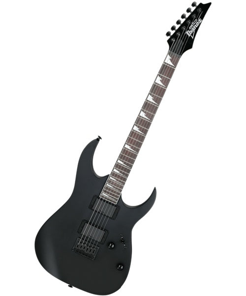Ibanez Guitarra Eléctrica Negro Matte GRG121DX-BKF, Serie Gio
