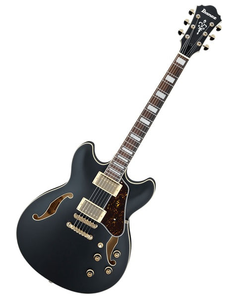 Ibanez Guitarra Eléctrica Negro Mate AS73G-BKF, Artcore