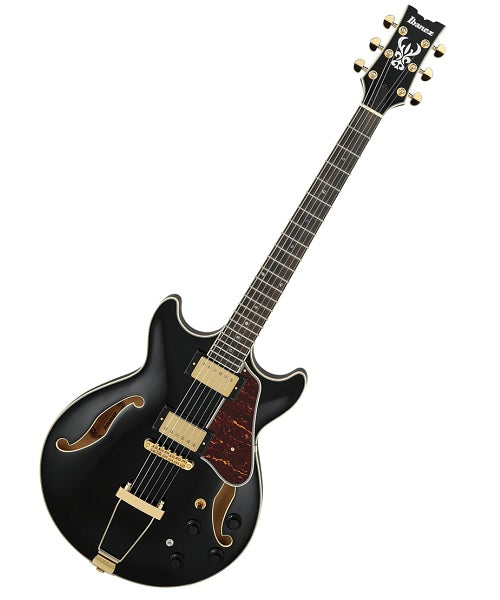Ibanez Guitarra Eléctrica Negra AMH90-BK, Artcore Expressionist