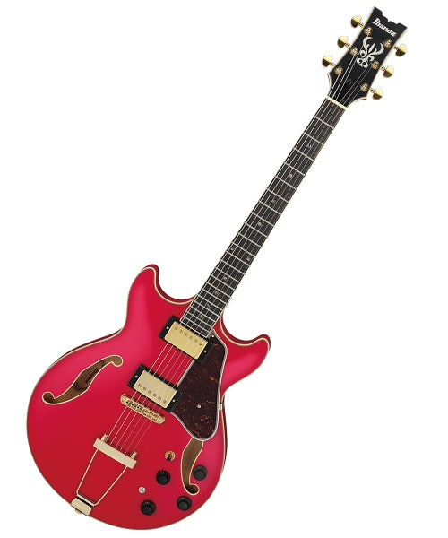 Ibanez Guitarra Eléctrica Roja AMH90-CRF, Artcore Expressionist