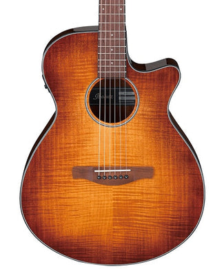 Ibanez Guitarra Electroacústica Ámbar Sombreado AEG70-VVH, Serie AEG