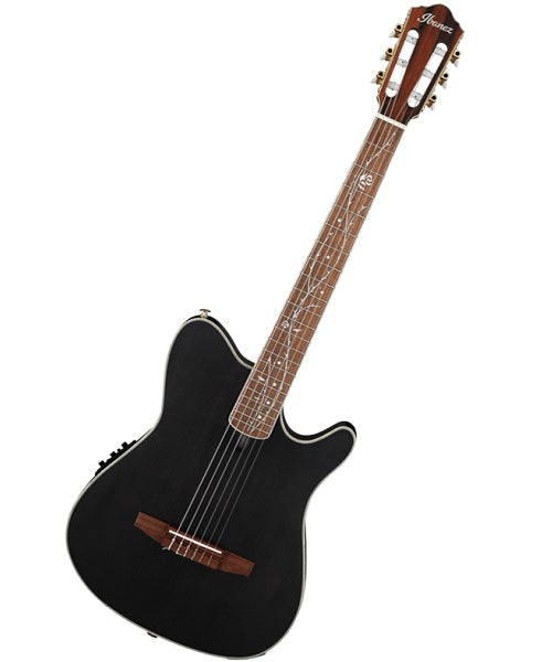 Ibanez Guitarra Electroacústica Negro Transparente Mate TOD10N-TKF, Signature Tim Henson