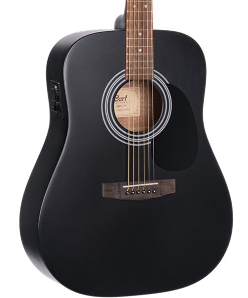 Cort Guitarra Electroacústica AD810E BKS Negra