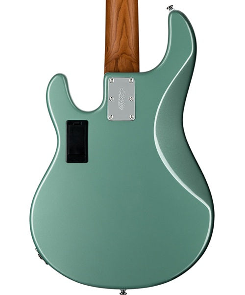 “Exclusiva en Veerkamp Online” Sterling by Music Man Bajo Eléctrico 5 Cuerdas Verde Menta Metálico ST-RAY35-DGR-R2, StingRay 5