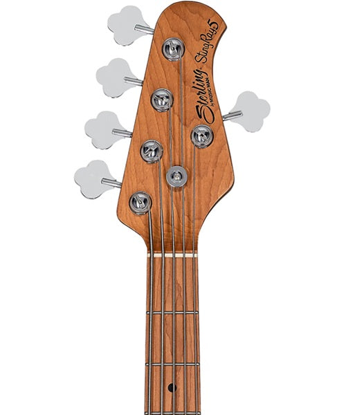 “Exclusiva en Veerkamp Online” Sterling by Music Man Bajo Eléctrico 5 Cuerdas Entintado Ámbar/Sombreado Negro ST-RAY35-VSB-M2, StingRay 5