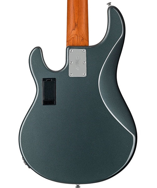 “Exclusiva en Veerkamp Online” Sterling by Music Man Bajo Eléctrico 5 Cuerdas Gris Metálico ST-RAY35HH-CFR-R2, StingRay 5 HH
