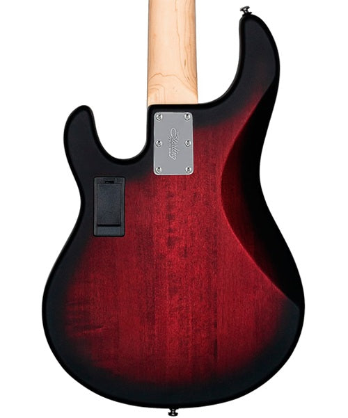 Sterling S.U.B. Series Bajo Eléctrico 5 Cuerdas Entintado Vino/Sombreado Negro Mate ST-RAY5HH-RRBS-J1, StingRay 5 HH