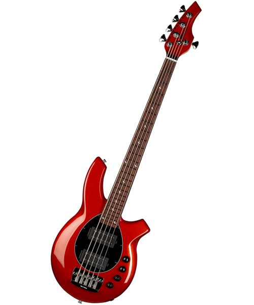 “Exclusiva en Veerkamp Online” Music Man Bajo Eléctrico 5 Cuerdas Anaranjado Metálico con Estuche 162-HFL-21-01-MB-CR, Bongo 5 HH