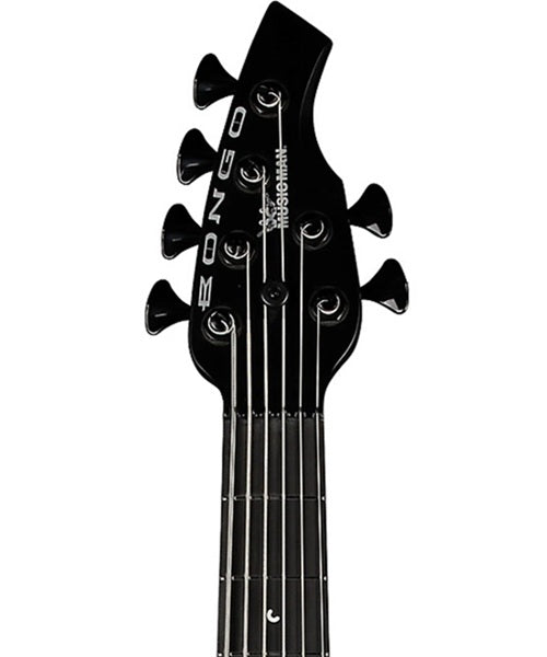 “Exclusiva en Veerkamp Online” Music Man Bajo Eléctrico 6 Cuerdas Negro Mate con Estuche 182-66-62-P2-MB-BM, Bongo 6 HH