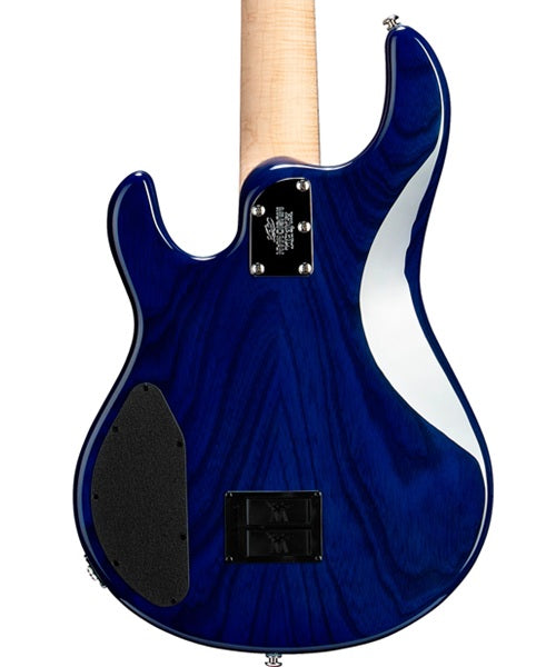 “Exclusiva en Veerkamp Online” Music Man Bajo Eléctrico 5 Cuerdas Natural/Sombreado Azul con Estuche 246-SPT-11-00-MB-C1, BFR StingRay 5 Special HH