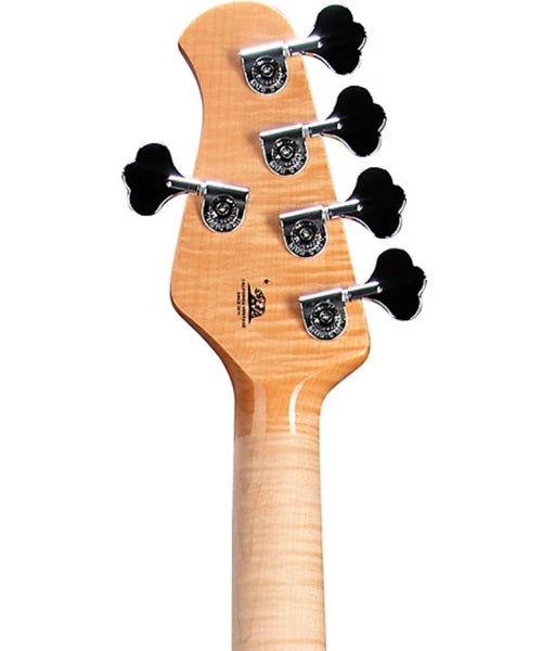 “Exclusiva en Veerkamp Online” Music Man Bajo Eléctrico 5 Cuerdas Natural/Sombreado Azul con Estuche 246-SPT-11-00-MB-C1, BFR StingRay 5 Special HH