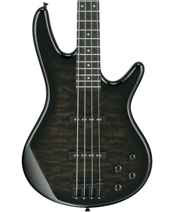 Ibanez Bajo Eléctrico Negro Transparente Sombreado GSR280QA-TKS, Serie Gio