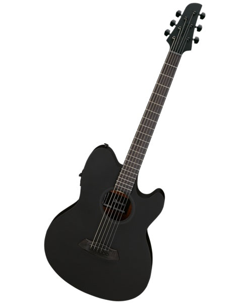 Ibanez Guitarra Electroacústica Negro Mate TCY621-BOT, Serie Talman