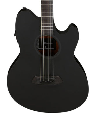 Ibanez Guitarra Electroacústica Negro Mate TCY621-BOT, Serie Talman