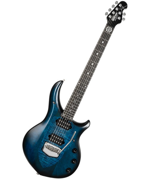 Exclusiva en Veerkamp Online Music Man Guitarra Eléctrica 611-J11-50-00-MB-CR Entintado Azul con Estuche, Majesty