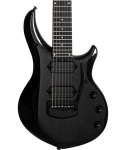 “Exclusiva en Veerkamp Online” Music Man Guitarra Eléctrica 7 Cuerdas 618-24-50-00-MB-BM Negro Brillante con Estuche, Majesty 7