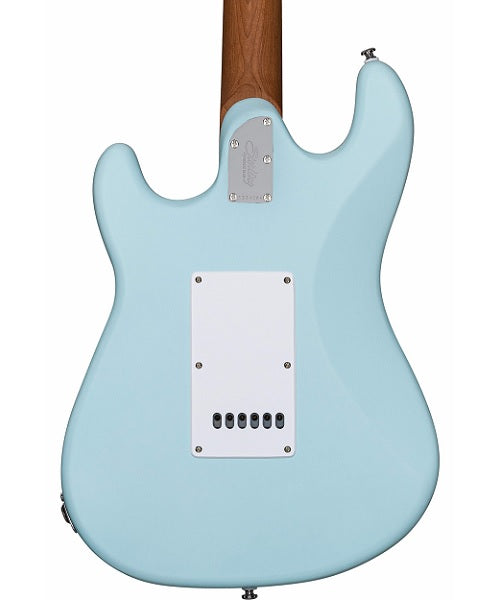 “Exclusiva en Veerkamp Online” Sterling by Music Man Guitarra Eléctrica CT50HSS-DBLS-M2 Azul Pastel Mate , Cutlass