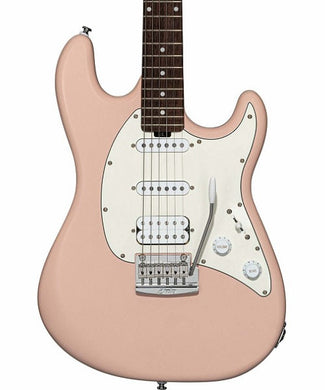 “Exclusiva en Veerkamp Online” Sterling by Music Man Guitarra Eléctrica CT50HSS-PBPS-R2 Rosa Pastel Mate, Cutlass