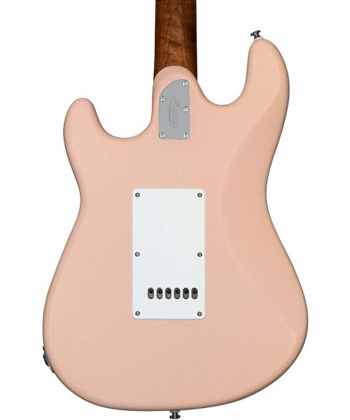 “Exclusiva en Veerkamp Online” Sterling by Music Man Guitarra Eléctrica CT50HSS-PBPS-R2 Rosa Pastel Mate, Cutlass