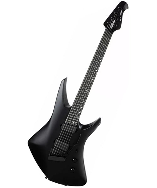 “Exclusiva en Veerkamp Online” Music Man Guitarra Eléctrica 732-66-52-00-MB-BM Negro Mate con Estuche, Kaizen