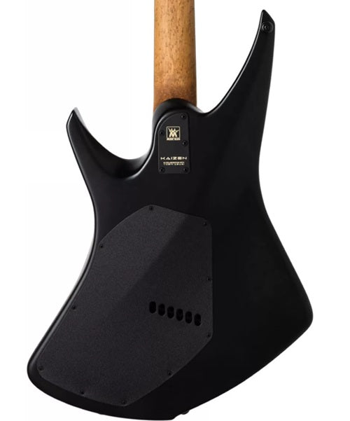 “Exclusiva en Veerkamp Online” Music Man Guitarra Eléctrica 732-66-52-00-MB-BM Negro Mate con Estuche, Kaizen