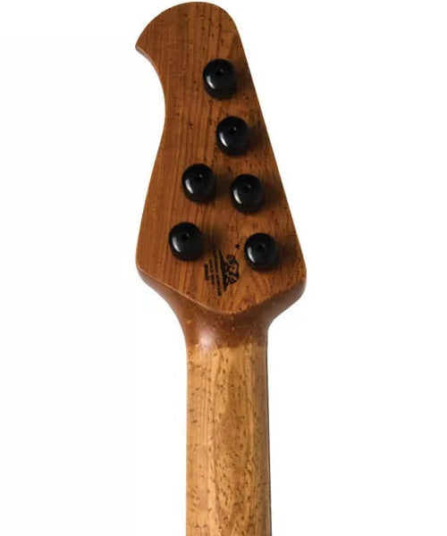 “Exclusiva en Veerkamp Online” Music Man Guitarra Eléctrica 732-66-52-00-MB-BM Negro Mate con Estuche, Kaizen