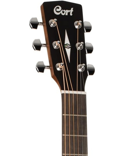 Cort Guitarra Electroacústica Natural Sombreado Café Mate GA1E OPSB, Serie Grand Regal