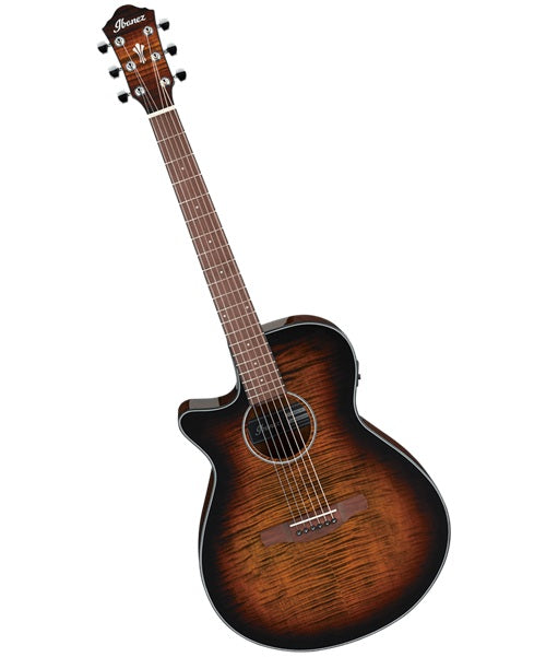 Guitarra Electroacústica Ibanez AEG70L-TIH Arce Café Transparente Sombreado Café Negro Zurda