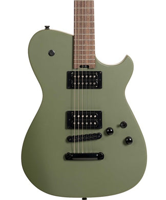 “Exclusiva en Veerkamp Online” Cort Guitarra Eléctrica Verde Olivo Mate MBM-2H-B SOG, Matthew Bellamy