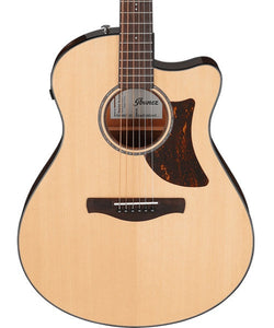 Ibanez Guitarra Electroacústica Abeto/Caoba Africana AAM300CE-NT, Serie Advanced Acoustic