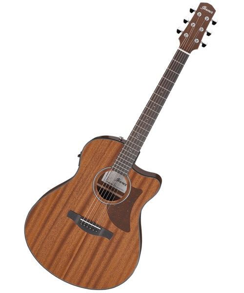 Ibanez Guitarra Electroacústica Sapele Mate AAM54CE-OPN, Serie Advanced Acoustic
