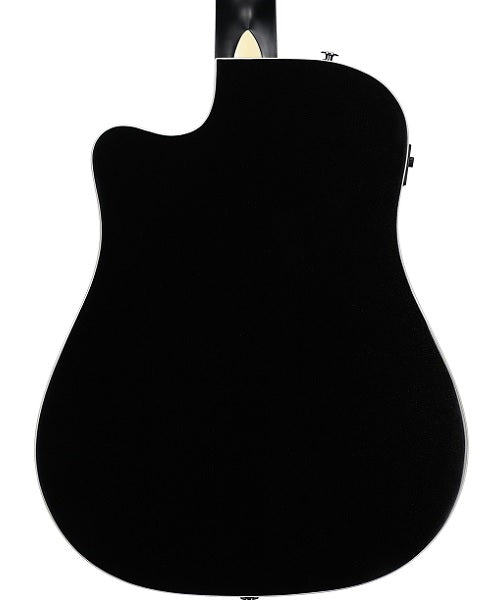 Ibanez Guitarra Electroacústica Negro Metálico ALT30-BKM, Serie Altstar