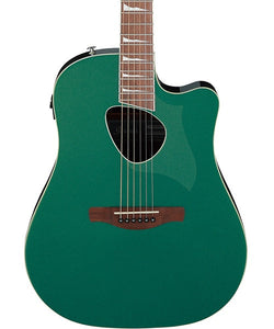 Ibanez Guitarra Electroacústica Verde Metálico ALT30-JGM, Serie Altstar