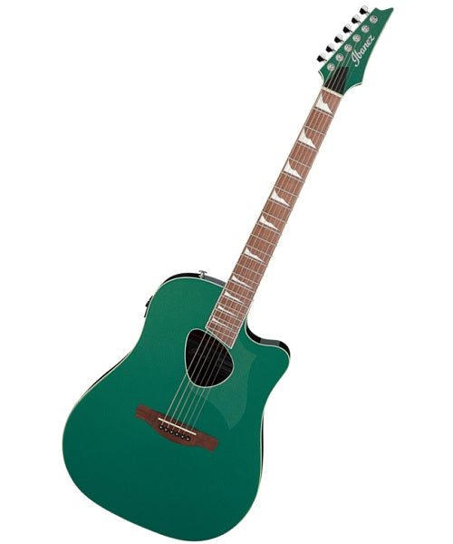 Ibanez Guitarra Electroacústica Verde Metálico ALT30-JGM, Serie Altstar