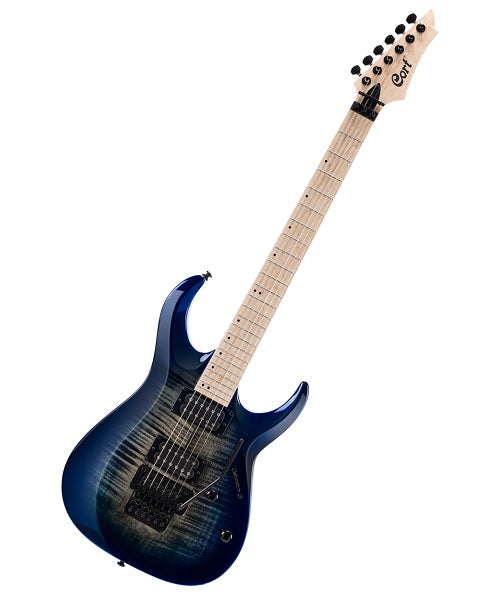 Cort Guitarra Eléctrica Azul Sombreado X300 BLB, Serie X