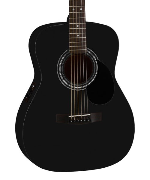 Guitarra Electroacústica Cort AF510E BKS Negra