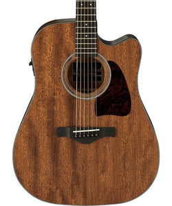 Ibanez Guitarra Electroacústica Natural Mate AW54CE-OPN, Serie Artwood