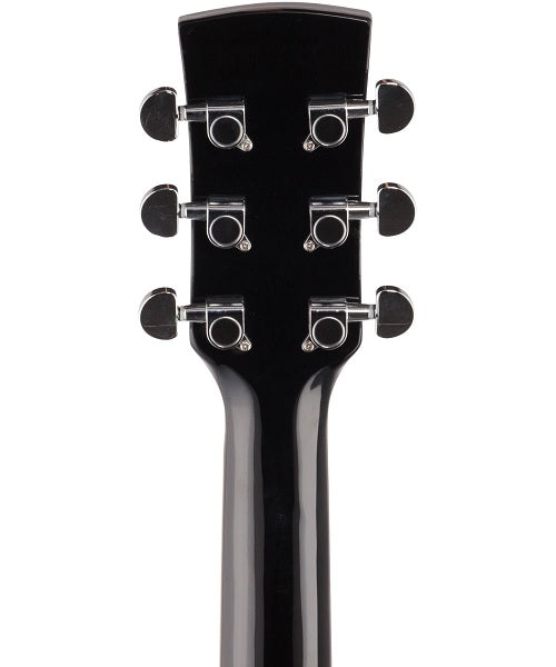 Ibanez Guitarra Electroacústica Negra PF15ECE-BK, Serie Performance