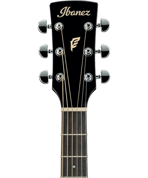 Ibanez Guitarra Electroacústica Sombreada Transparente PF15ECE-TBS, Serie Performance